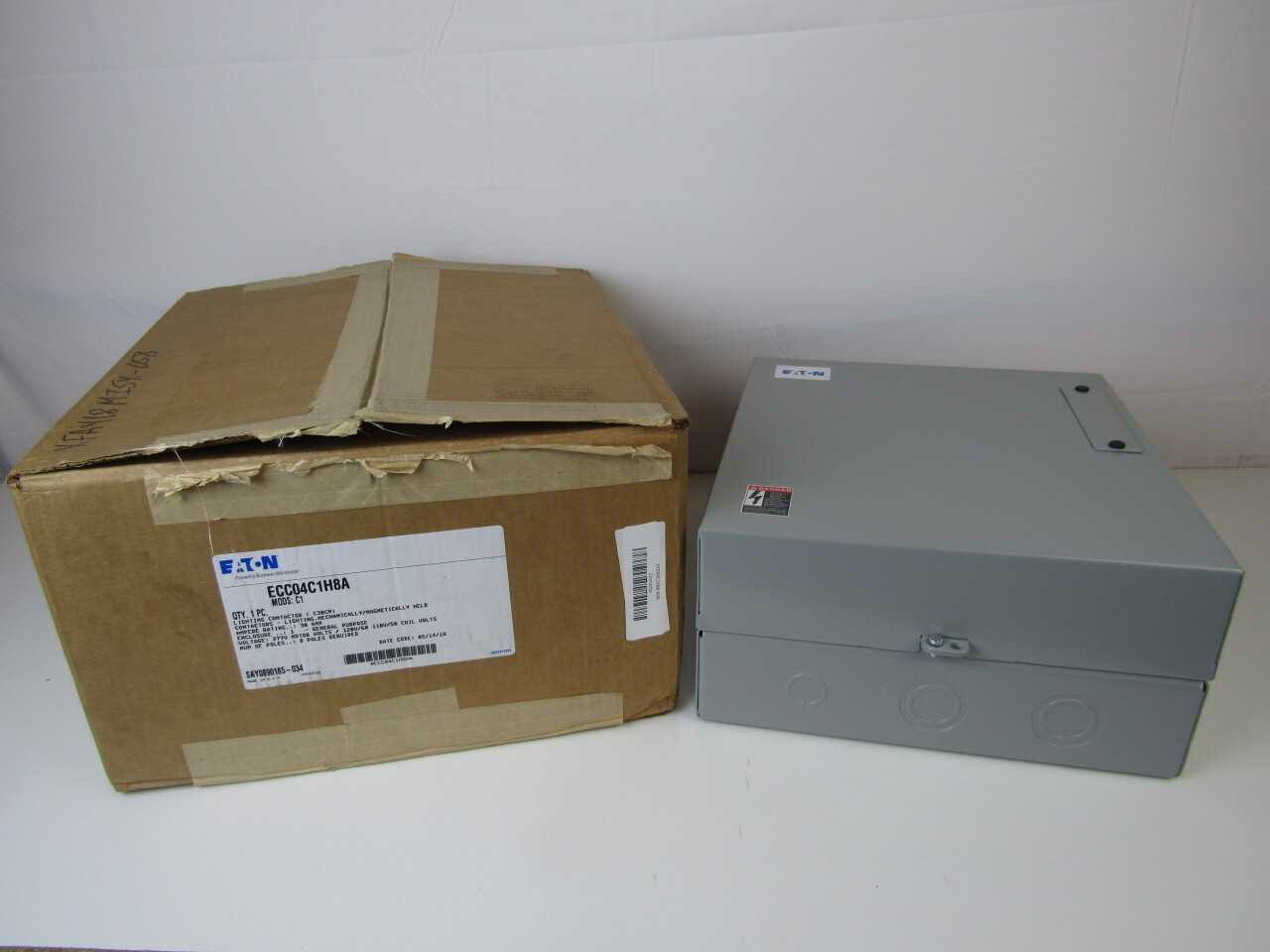 Quantity of 3x ECC04C1H8A Enclosed Contactors - CONTACTORS