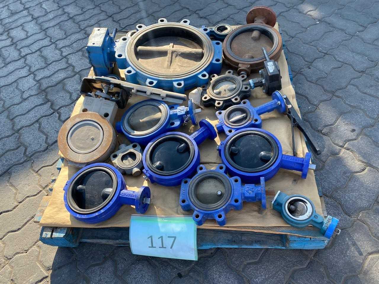 PALLET OF ASSORTED BUTTERFLY VALVES - BUTTERFLY VALVE