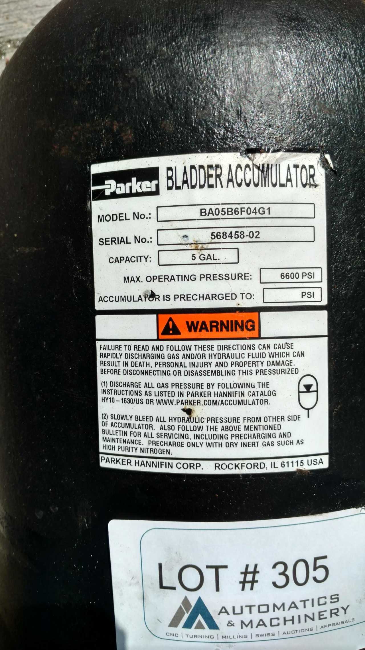 5 Gallon Nitrogen Accumulator - PUMPS