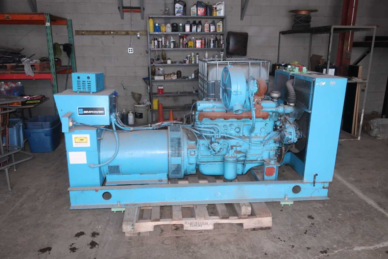 SIMPSON SP60D3PMT SIMPOWER 60KW 347/600V-AC GENERATOR SET - STANDBY POWER GENERATOR