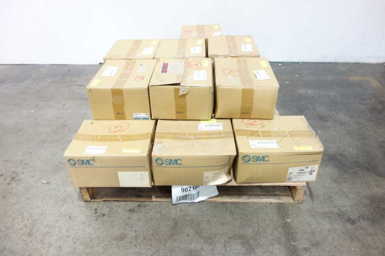 1 PALLET OF ASSORTED SMC PNEUMATIC PILOT VALVES - INDUSTRIAL PARTS