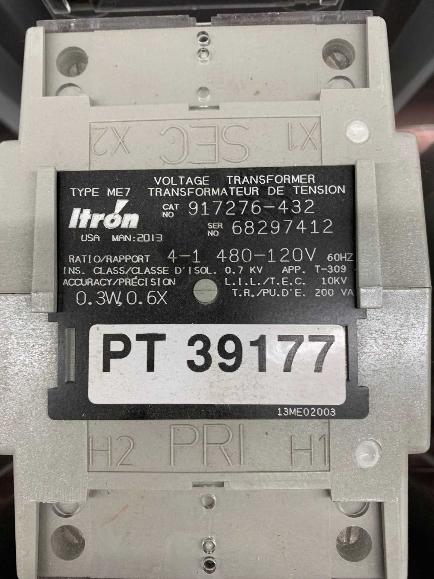 BULK LOT OF SCHLUMBERGER & ITRON VOLTAGE TRANSFORMERS - QTY 46 PIECES - CONTROL TRANSFORMERS