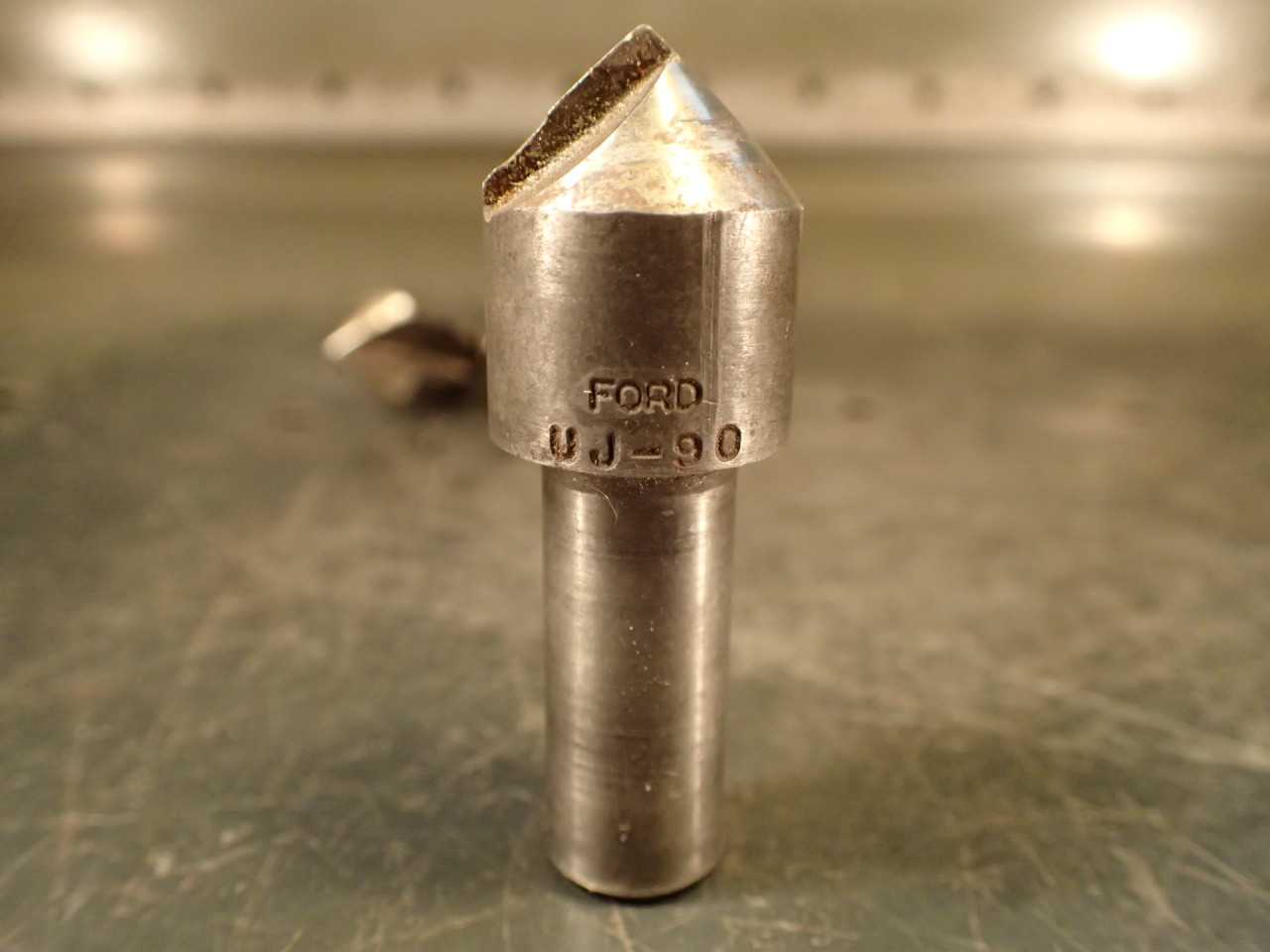 4 Piece Lot of 1 & 3 Flute HSS Countersinks: 3/8" to 1/2", Straight Shank - MACHINING ACCESSORIES & TOOLING
