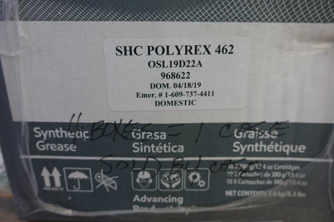 PALLET OF MOBIL SCH POLYREX 462 SYNTHETIC GREASE - INDUSTRIAL PARTS