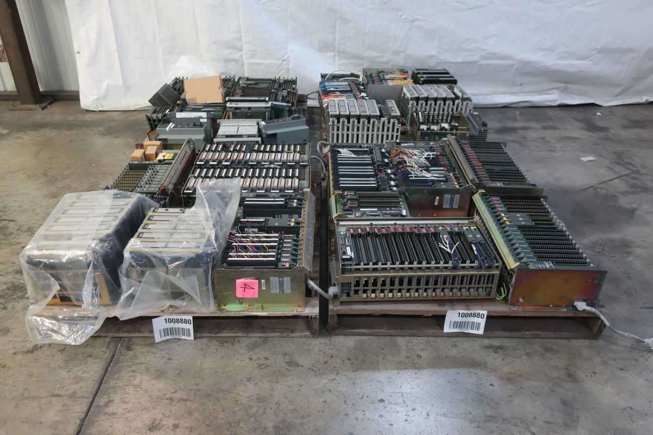 4 PALLETS OF ASSORTED MODULES, CHASSIS, AND POWER SUPPLIES - AUTOMATION & CONTROLS