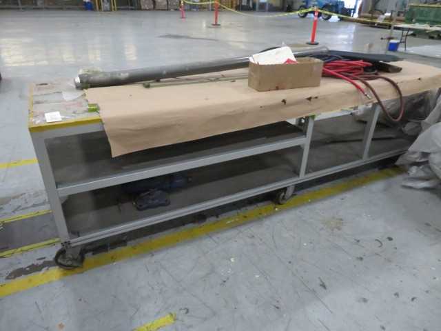 Wilton Vice and Aluminum Table on wheels - MISCELLANEOUS