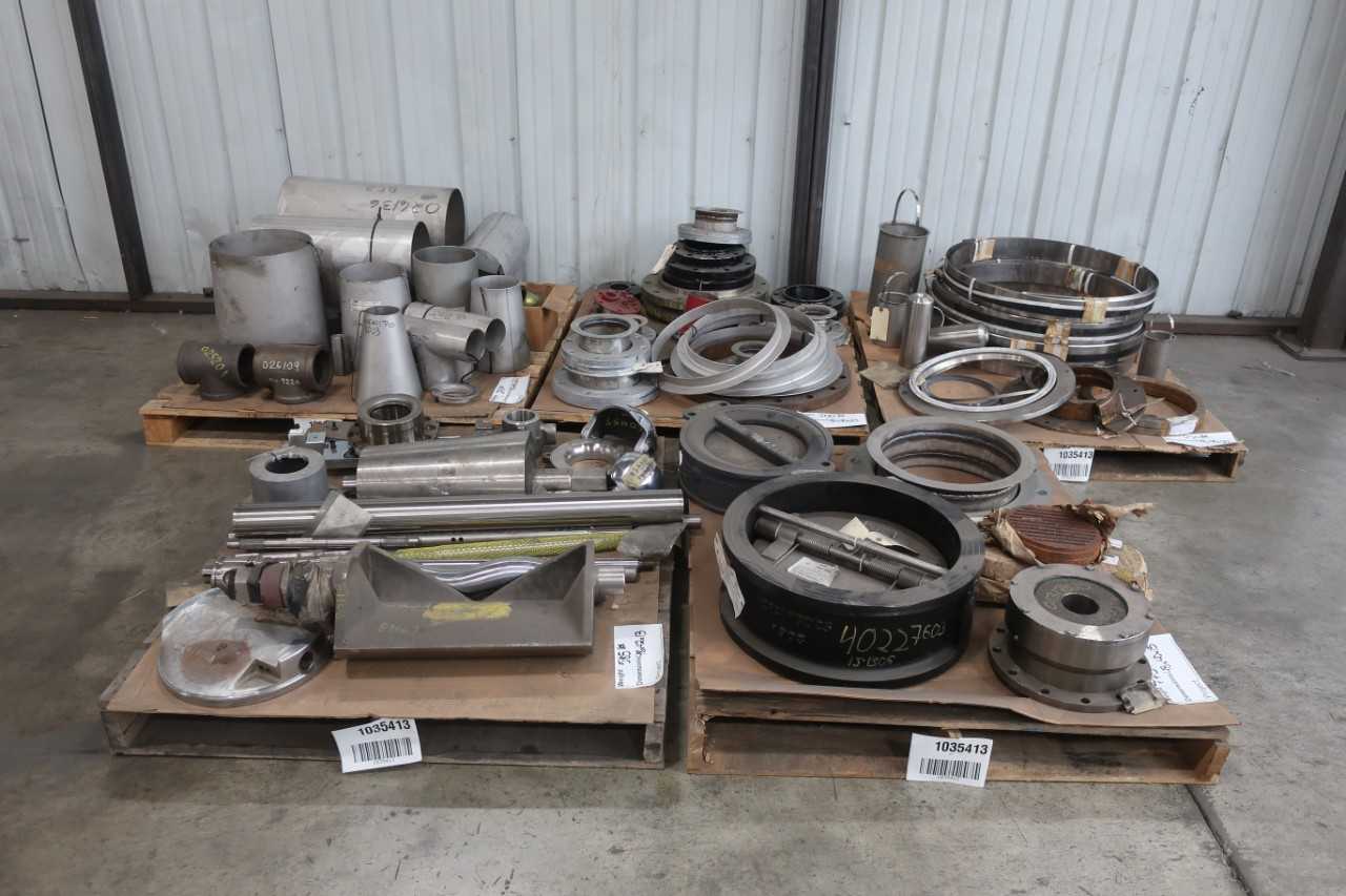 5 PALLETS OF ASSORTED VALVE PARTS - VALVES