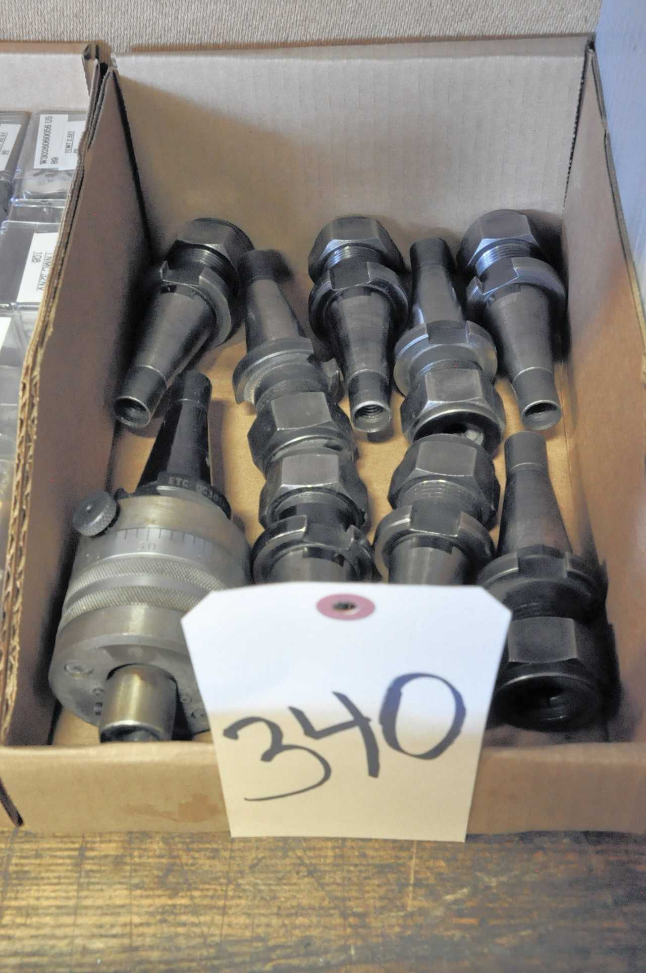 Lot-(9) 30-Taper Tool Holders in (1) Box - ELECTRIC POWER TOOLS