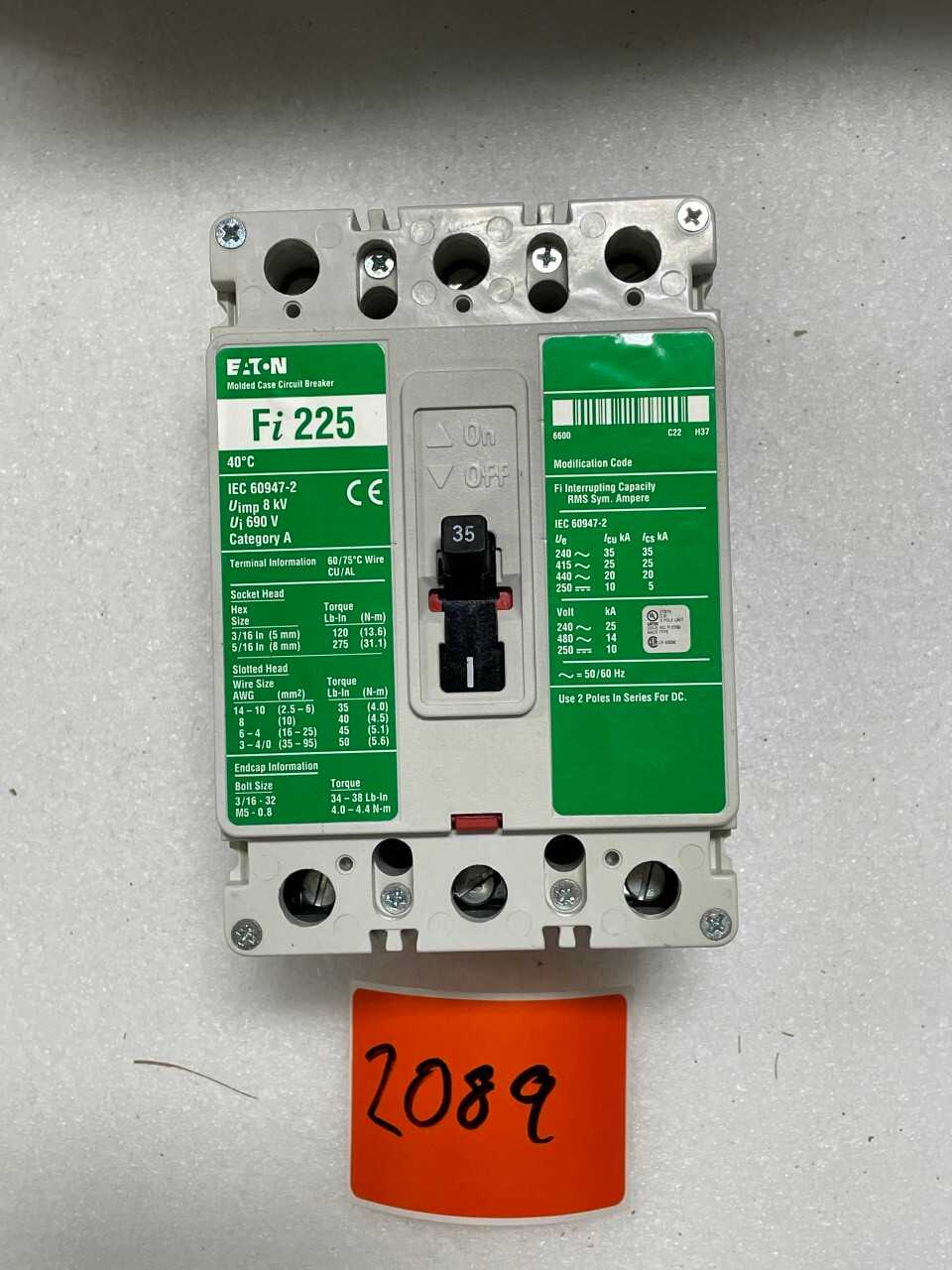 NEW SURPLUS BREAKERS - MISCELLANEOUS