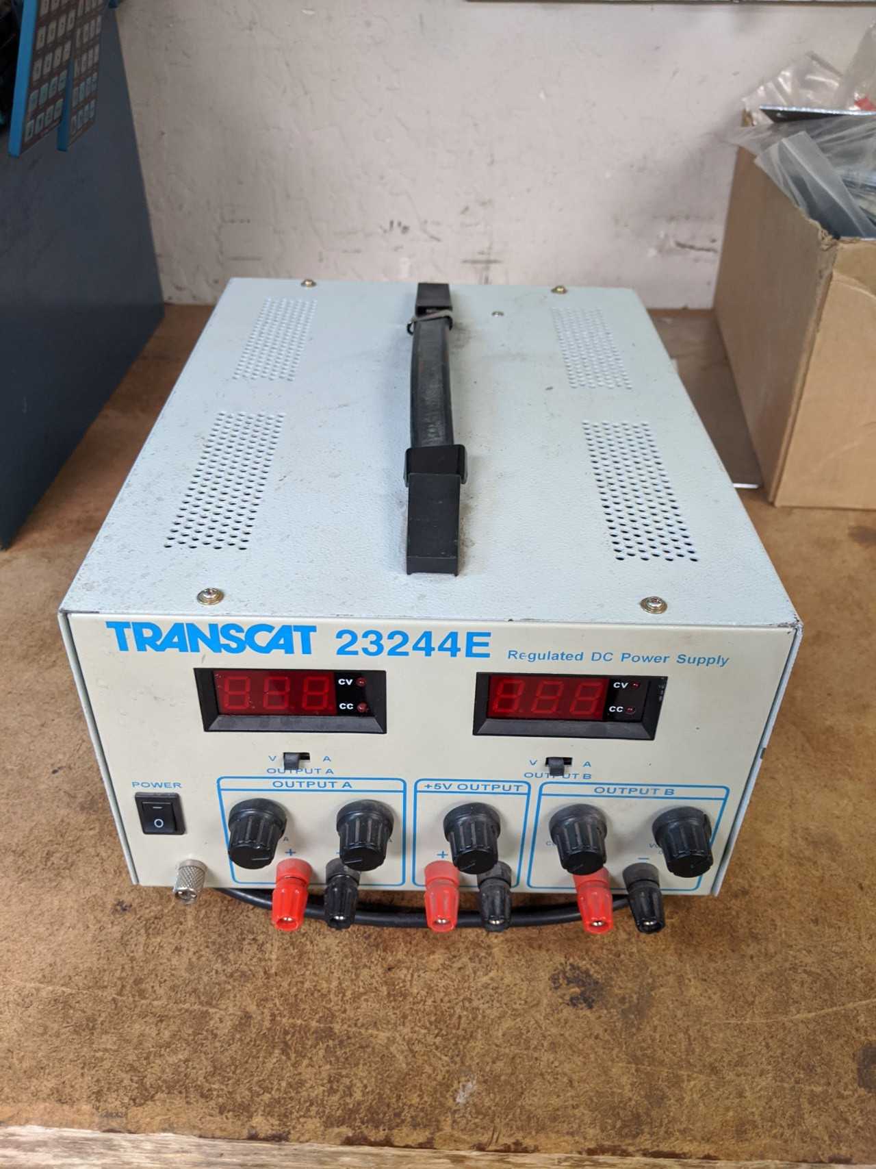 Transcat 23244E Regulated DC Power Supply - METAL INSPECTION EQUIPMENT