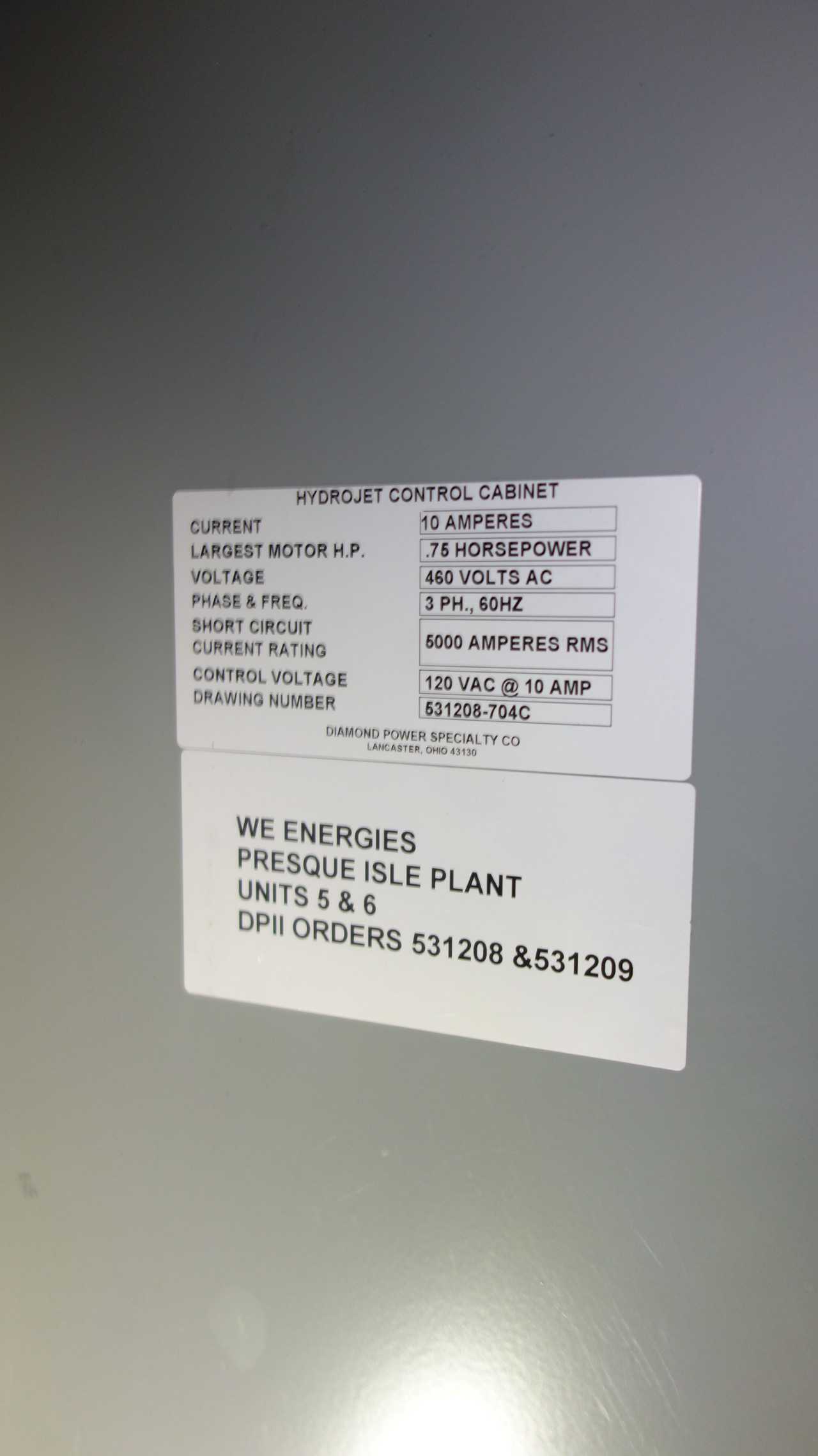 ALLEN BRADLEY CONTROL CABINET W/ 1756 CONTROLLOGIX - AUTOMATION & CONTROLS
