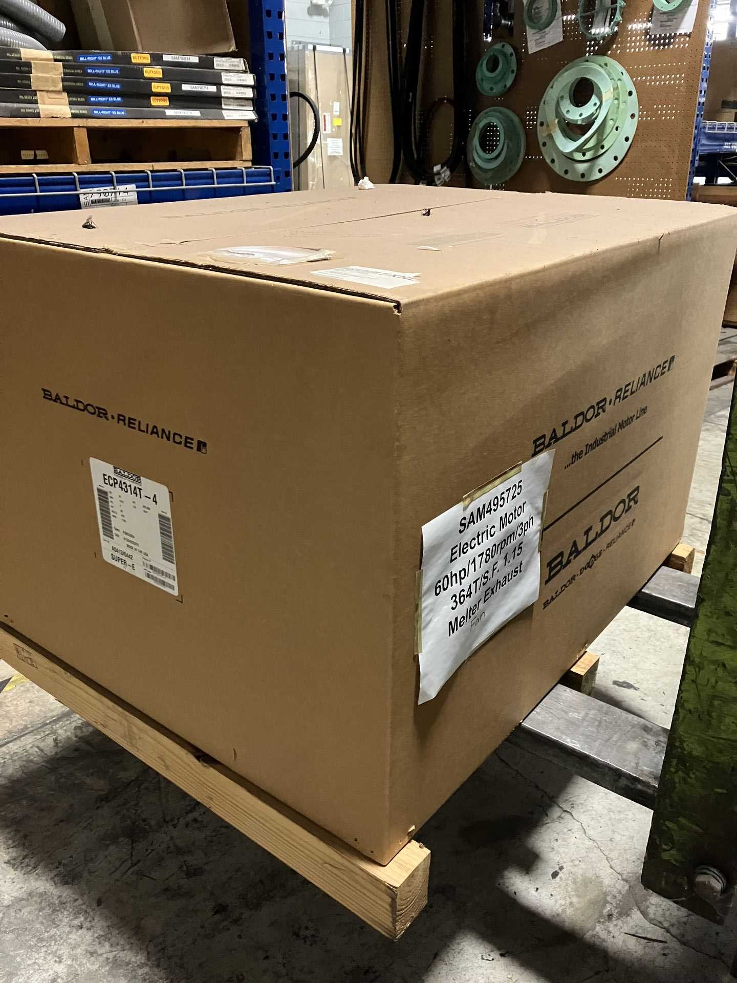 BALDOR RELIANCE SUPER-E SEVERE DUTY XEX ELECTRIC MOTOR - ELECTRIC MOTORS