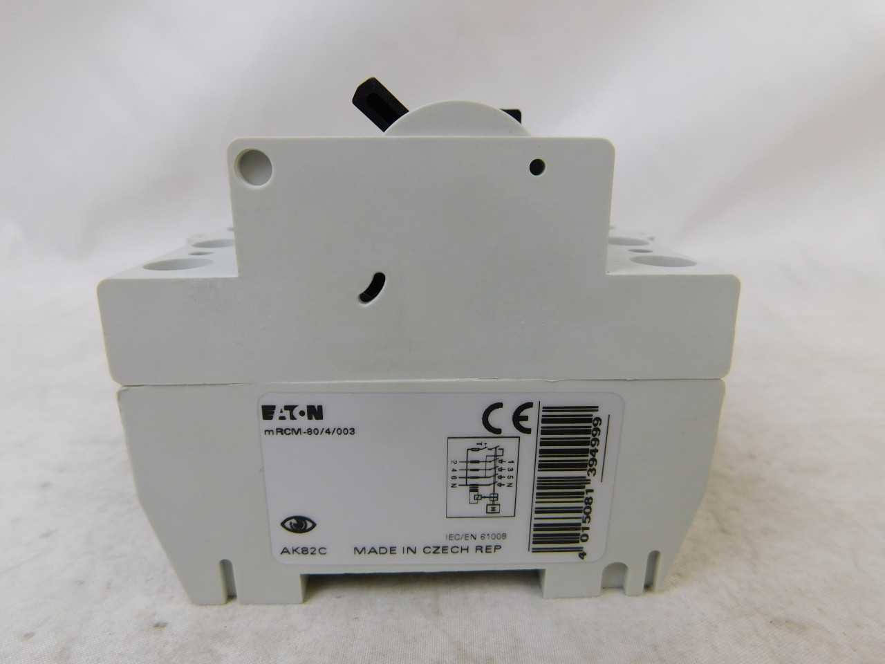 Lot of Qty 40x Eaton mRCM-80/4/003 Residual Current Device Type AC 4P 80A 120/240VAC 50/60Hz - ELECTRICAL COMPONENTS