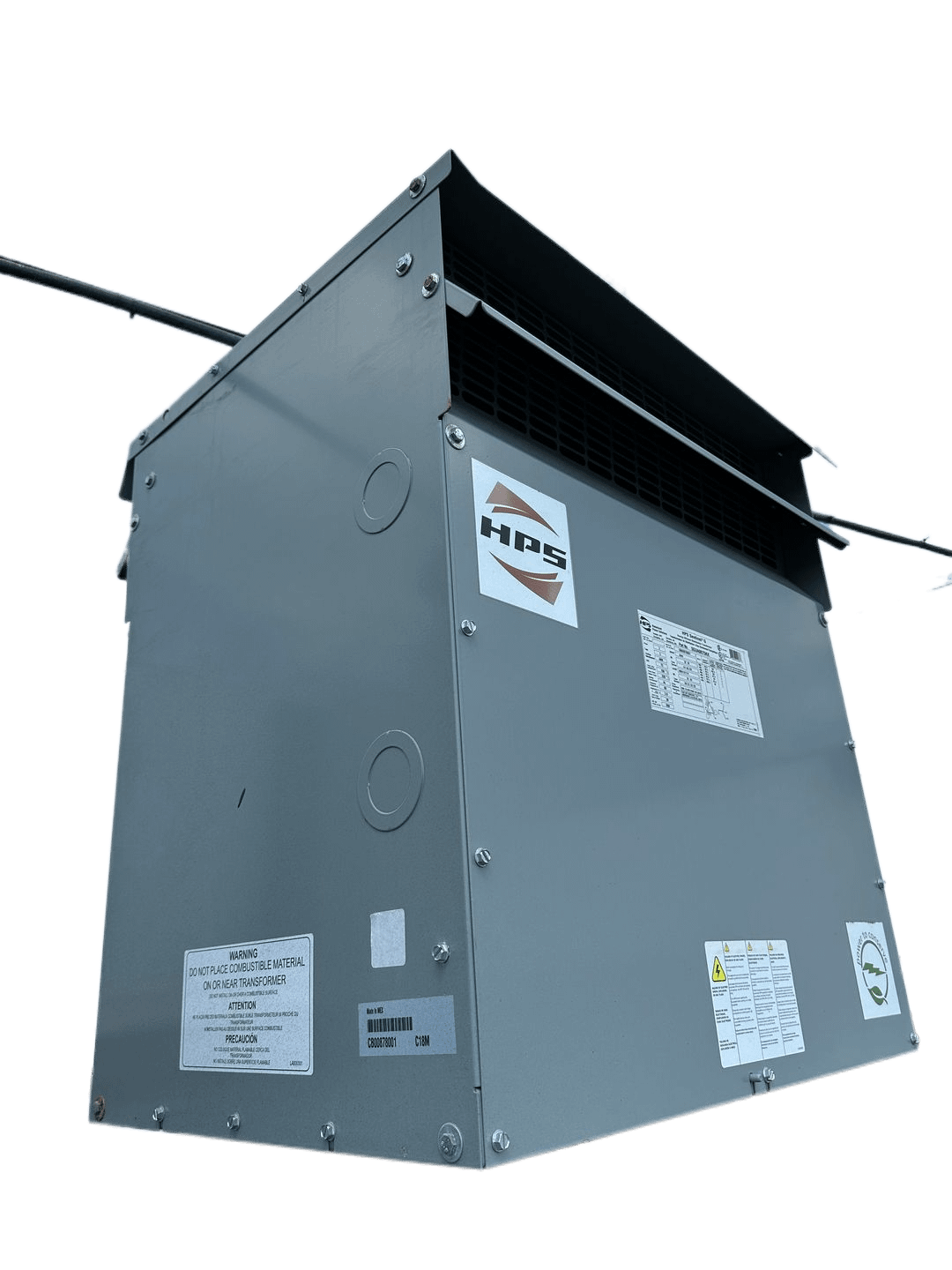 HAMMOND POWER SOLUTIONS 75 KVA TRANSFORMER - CONTROL TRANSFORMERS