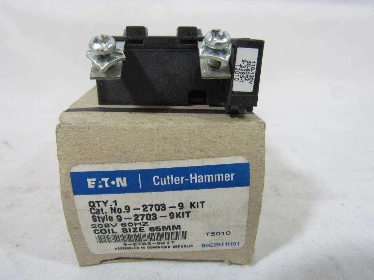 Lot of Qty 52x Eaton 9-2703-9KIT Coil 208VAC 60Hz - CONTROL TRANSFORMERS