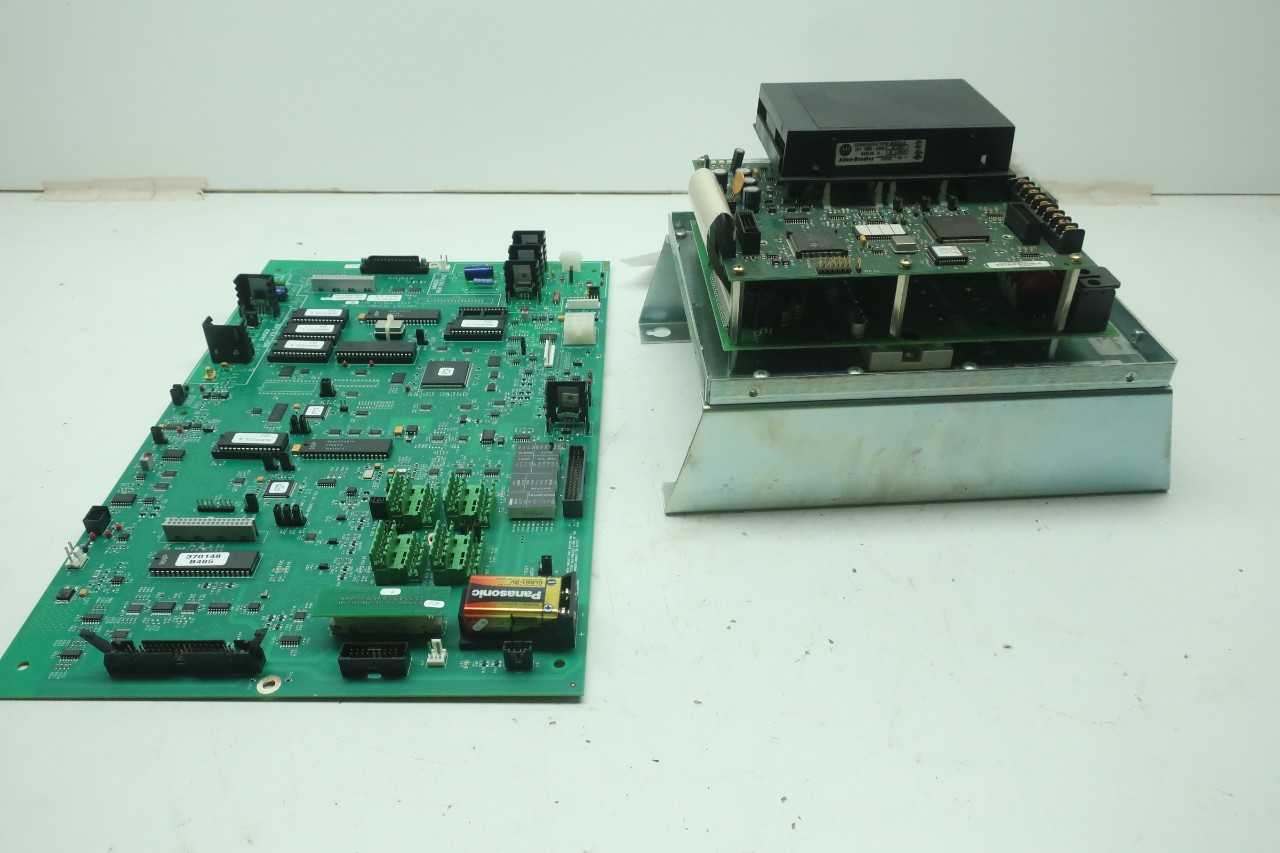 1 LOT 1 DRIVE 3 HP 460V WITH DEVICE NET COMMUNICATION, 1 NEW VIDEOJET CIRCUIT BOARD CONTROLS- ALLEN BRADLEY, VIDEOJET TECH INC. - AUTOMATION & CONTROLS