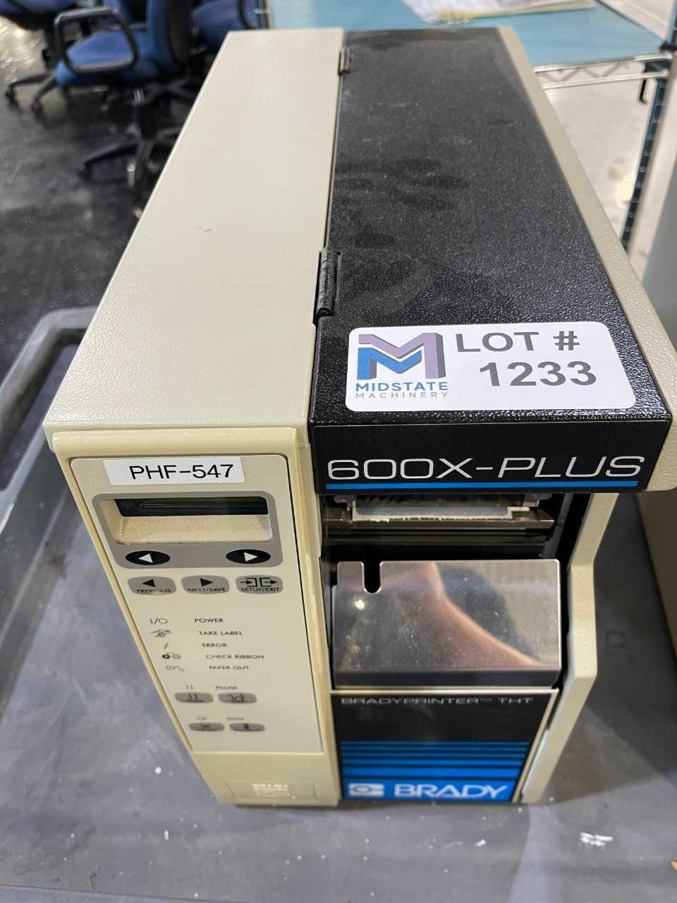 Brady 600X-Plus Label Printer - MISCELLANEOUS