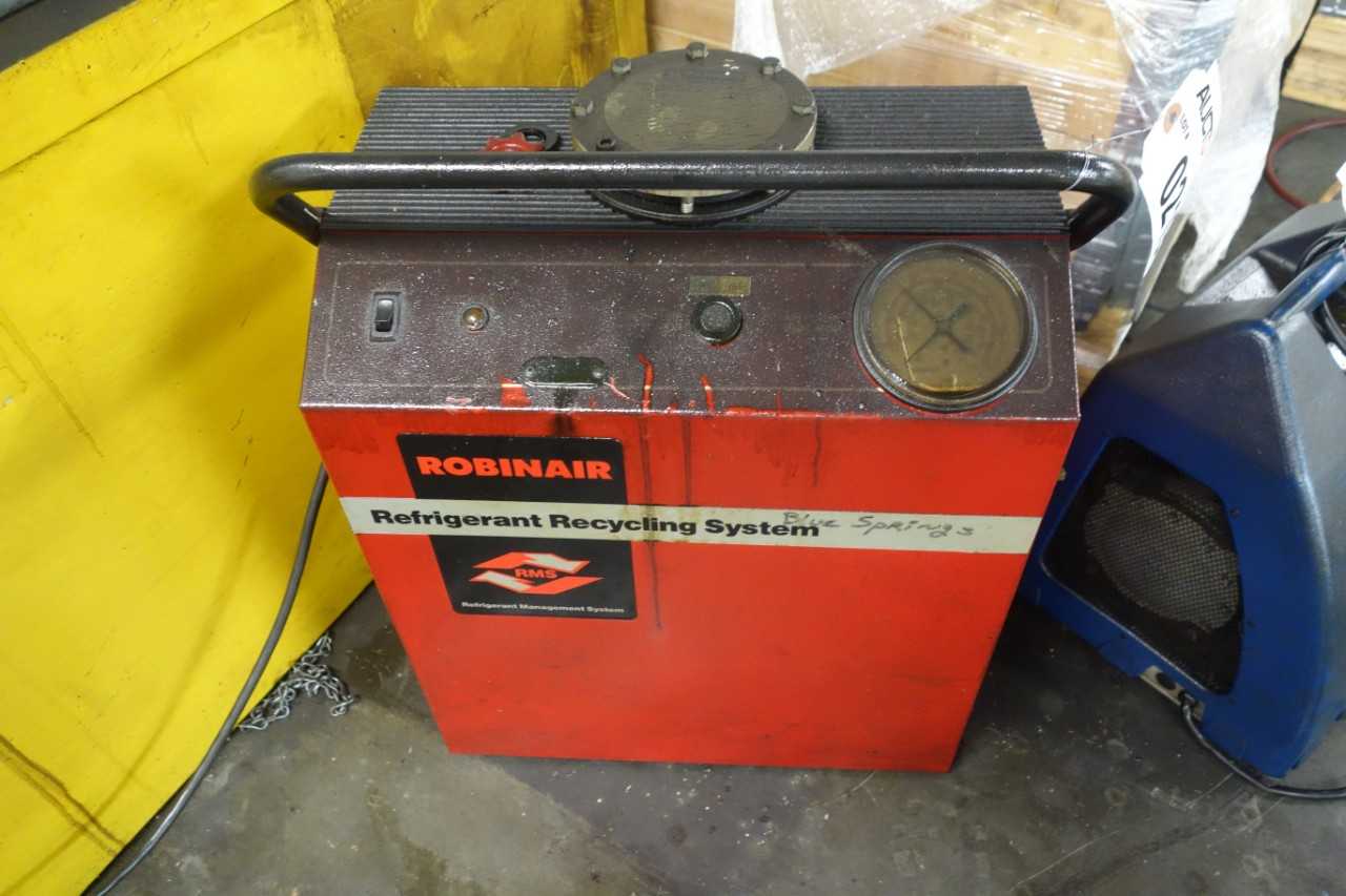 Robinair 17150A Refrigerant recycling system - INDUSTRIAL PARTS