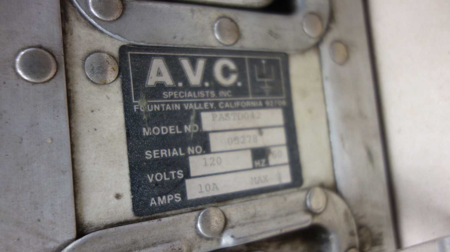 AVC PASTD042 SPARK TESTER TEST EQUIPMENT - ELECTRIC POWER TOOLS