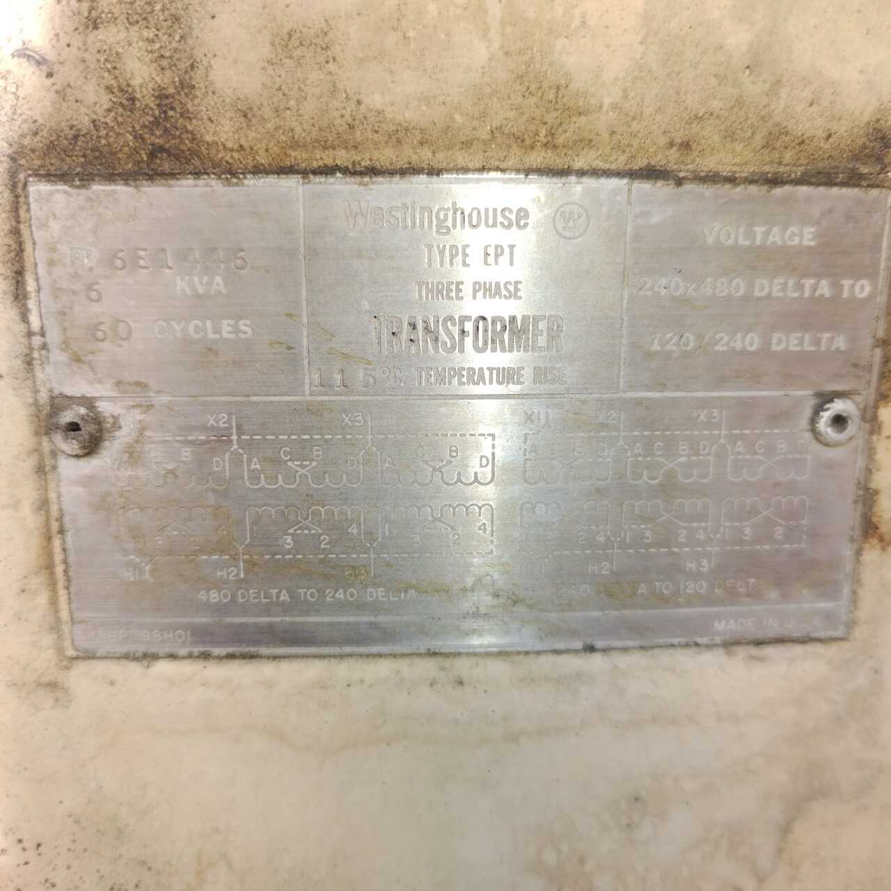 Westinghouse Transformer - ELECTRIC POWER TOOLS