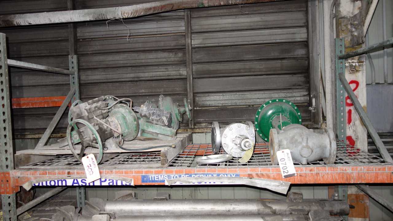 CONTENTS OF RACKING SECTION, FISHER CONTROL VALVES - CONTROL VALVE