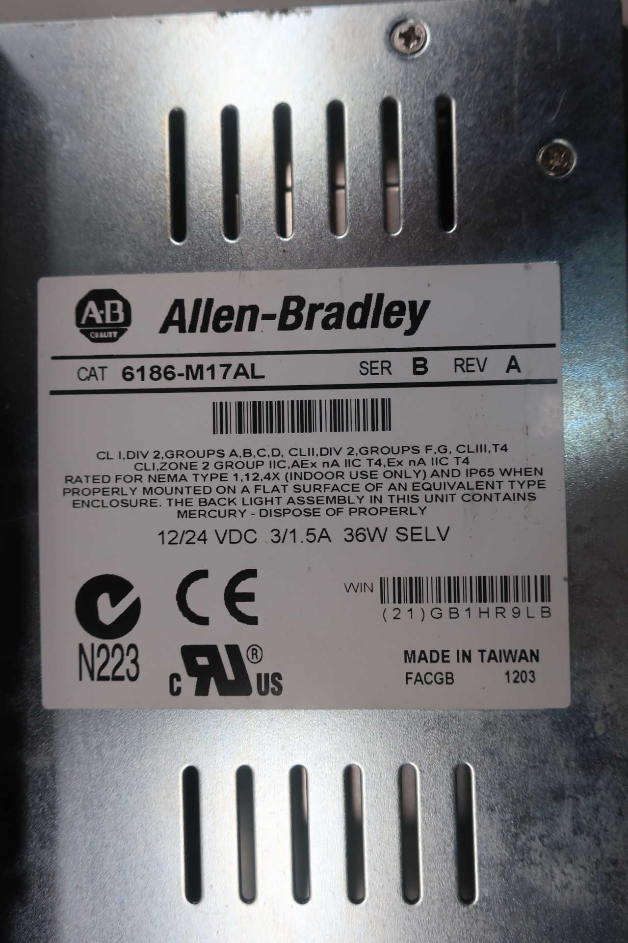 ALLEN BRADLEY 6186-M17AL NTERFACE PANEL - HMIS & DISPLAYS