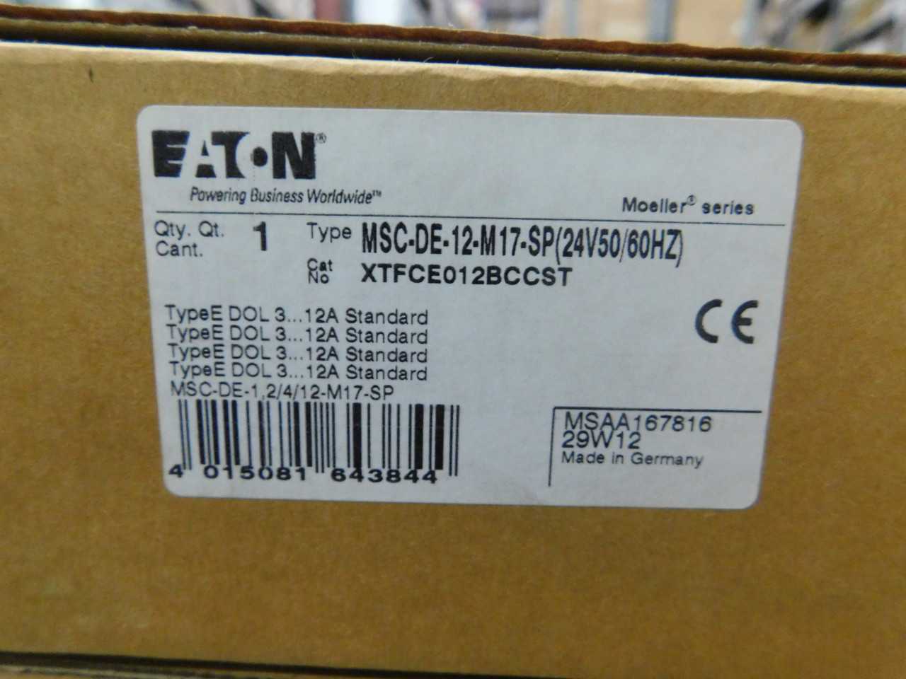 Lot of 6 Electronic Combination Motor Starter - MOTOR STARTERS