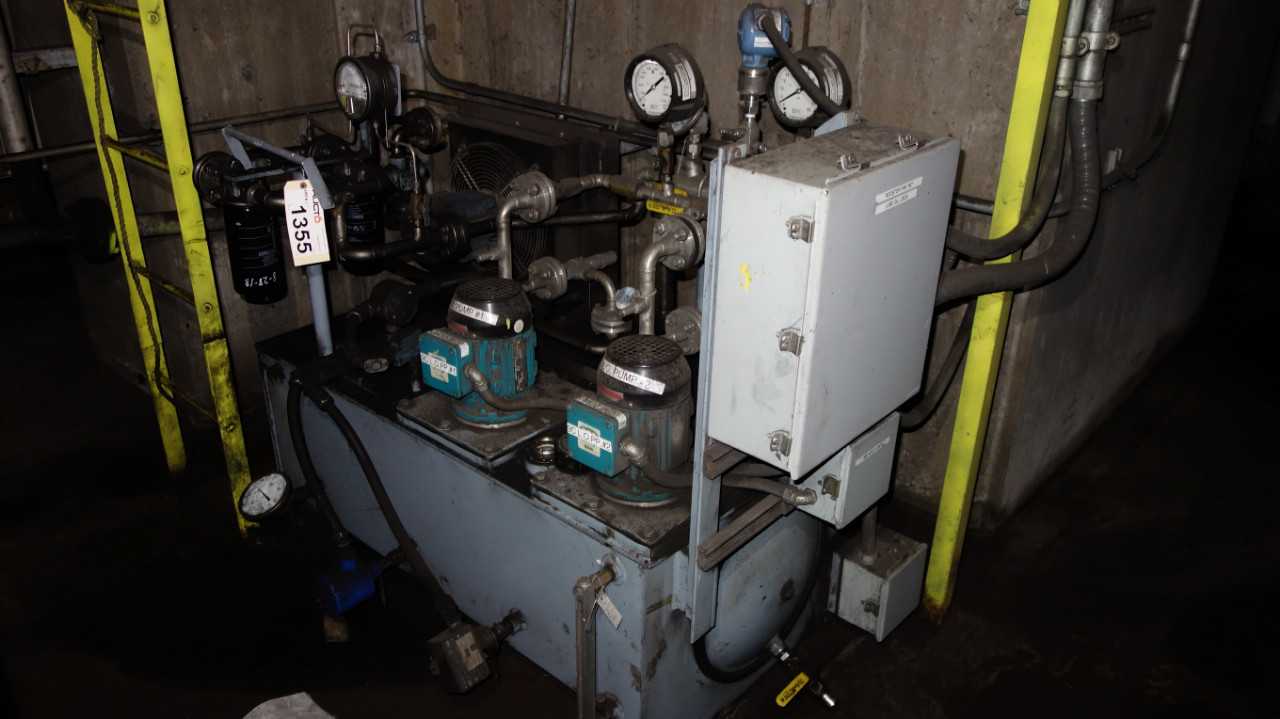 HYDRAULIC LUBRICATION SKID WITH 2 PUMPS 230/460V - PUMPS