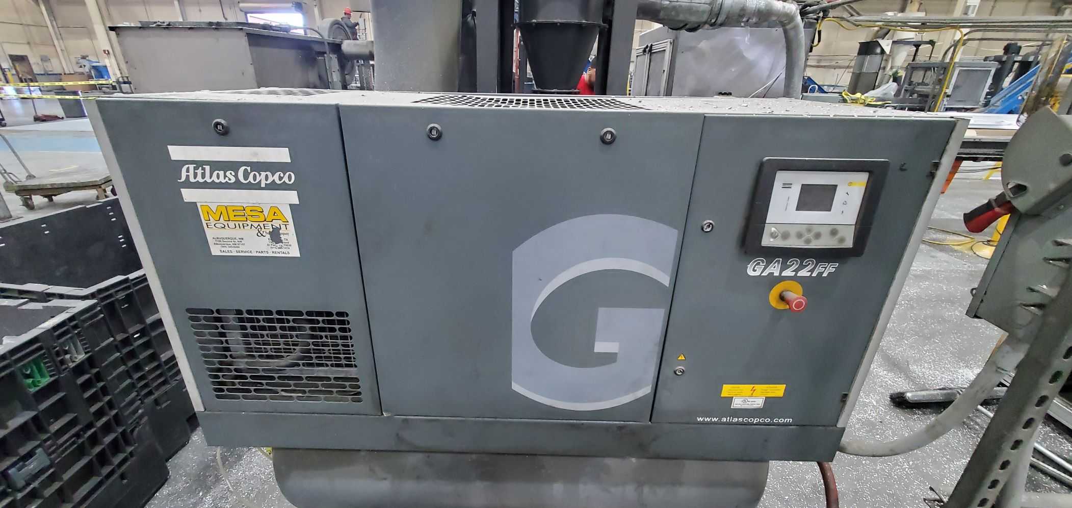2014 Atlas Copco GA22FF Air Compressor - AIR COMPRESSORS