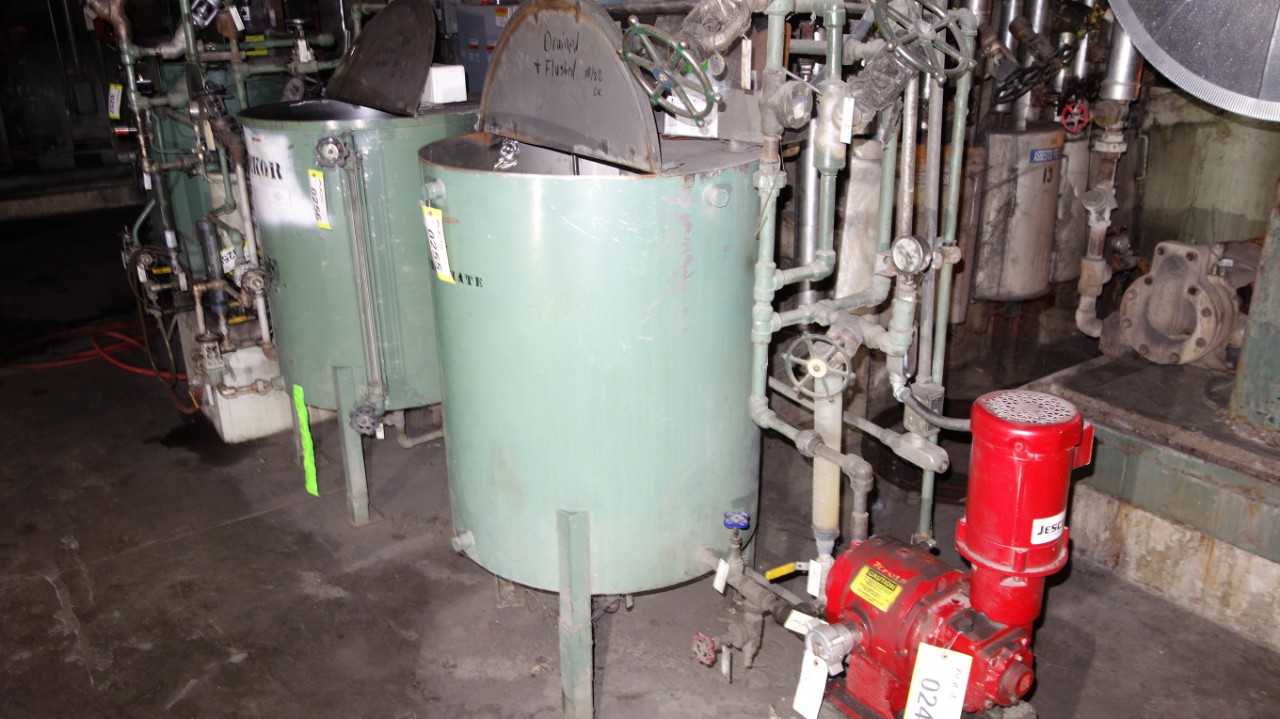 STEEL PHOSPHATE TANK (DRAINED) - PROCESS EQUIPMENT