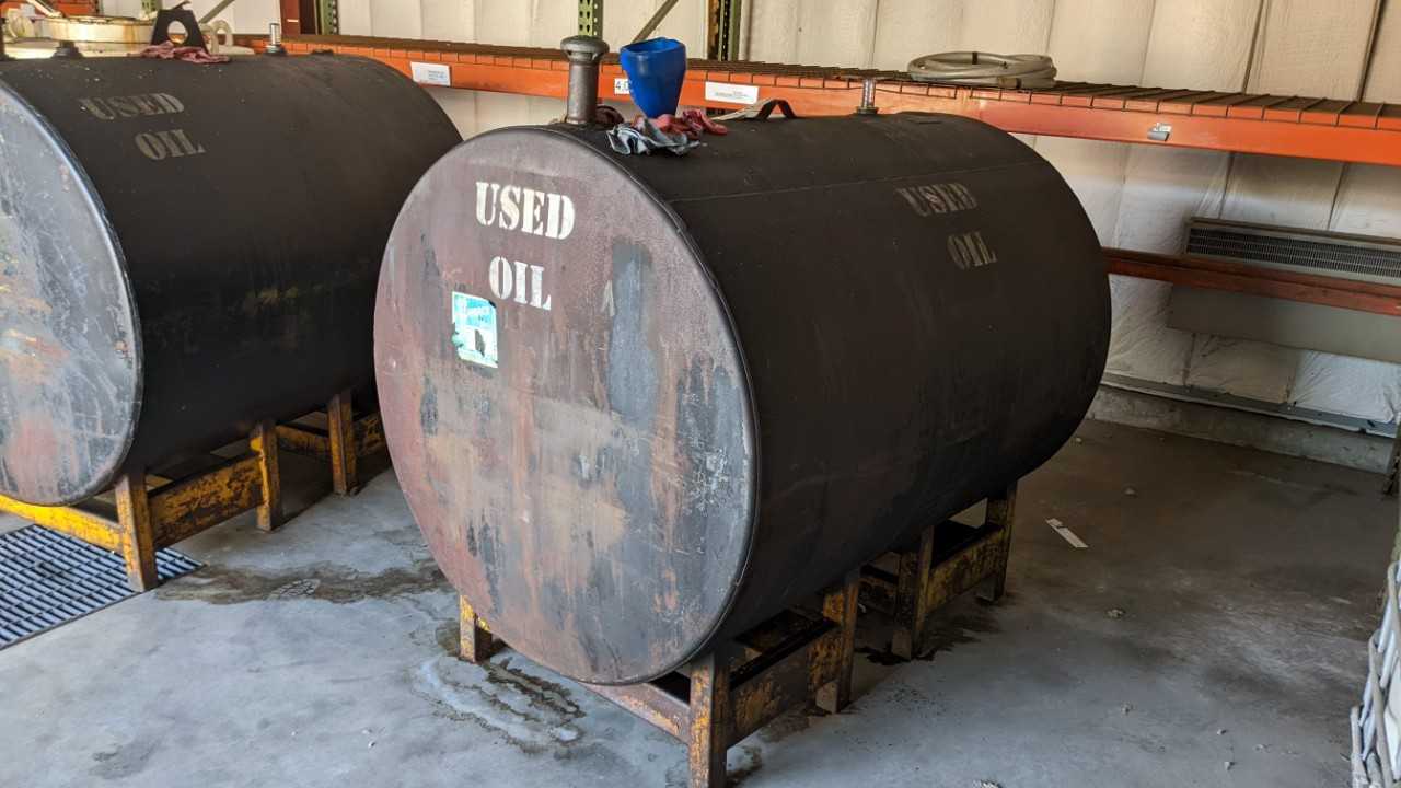 Used waste oil tank - PROCESS EQUIPMENT