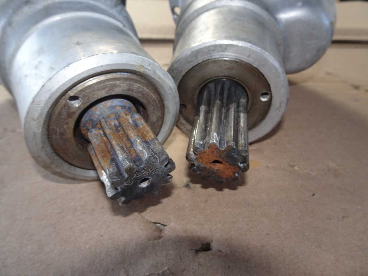 2 RIDGID 535 Pipe threader motor Gearboxes - ELECTRIC MOTORS