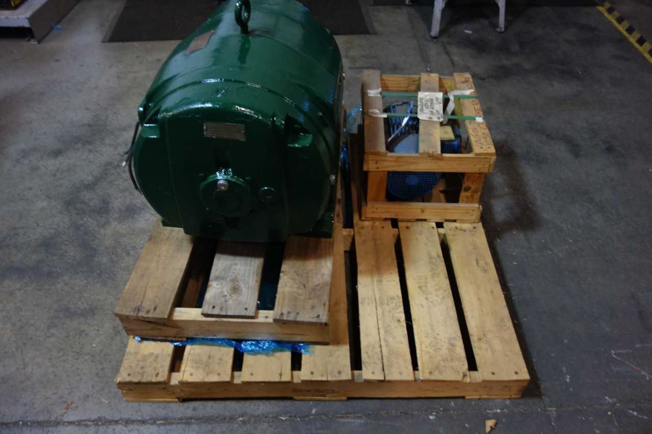 LOT OF 2 ASSORTED MOTORS - ELECTRIC MOTORS