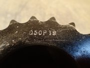 Browning D50P19 #50 2-Strand Chain Sprocket 19-Tooth P1 Bushing Bore: NOS Unused - ROLLER CHAIN