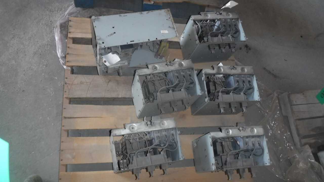 Lot of Six 10 HP West Size 1 MCC Buckets Type W - MOTOR CONTROL CENTERS