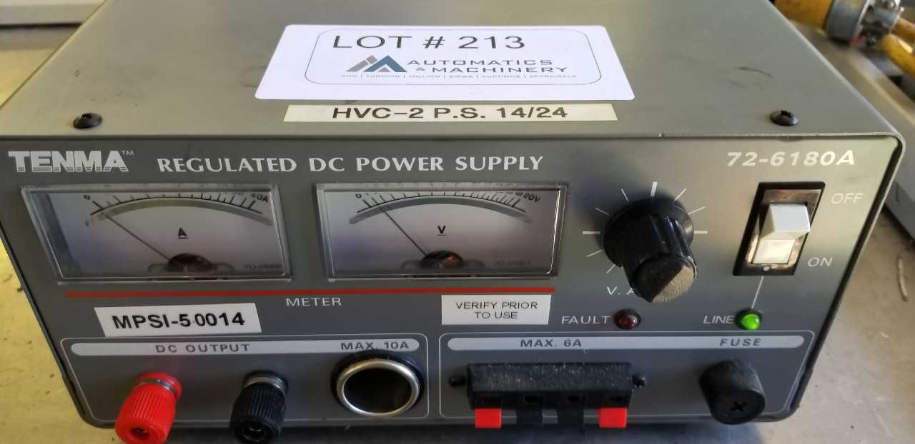 Tenma Regulated DC Power Supply - METAL INSPECTION EQUIPMENT Tenma Regulated DC Power Supply - METAL INSPECTION EQUIPMENT