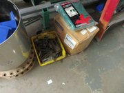 Rack on wheels and contents in picture except ladder - MISCELLANEOUS