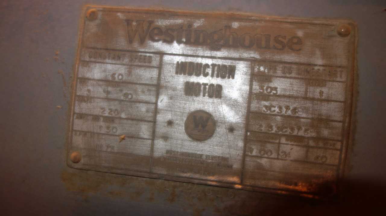 LOT OF 2 WHEELER WESTINGHOUSE 4C-2HWP SPLIT CASE CENTRIFUGAL PUMP MOTOR - CENTRIFUGAL PUMP