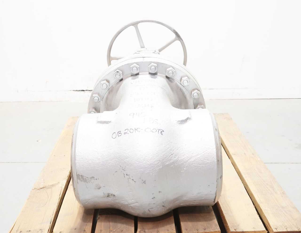CRANE MANUAL 300 STEEL BUTT WELD 12IN WEDGE GATE VALVE - VALVES