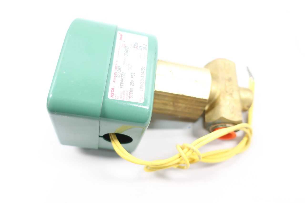 ASCO 8271A2 RED-HAT SOLENOID VALVE 120V-AC 3/8IN NPT - ELECTRICAL COMPONENTS