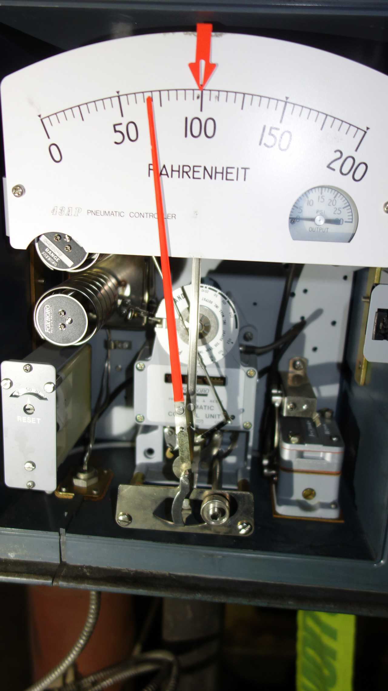 FOXBORO 43AP-FA42D PNEUMATIC CONTROLLER - AUTOMATION & CONTROLS