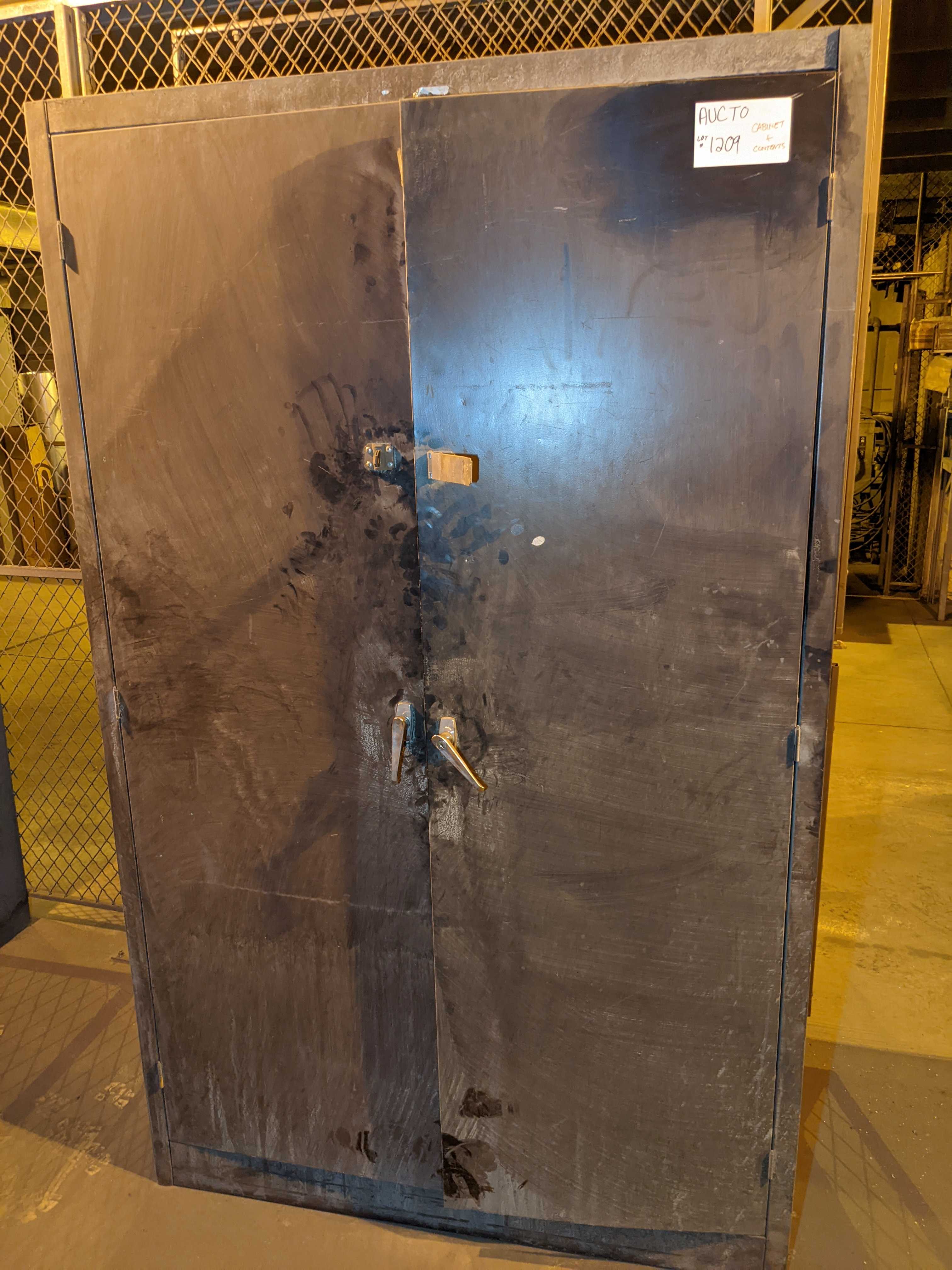 CABINET WITH CONTENTS - INDUSTRIAL PARTS CABINET WITH CONTENTS - INDUSTRIAL PARTS