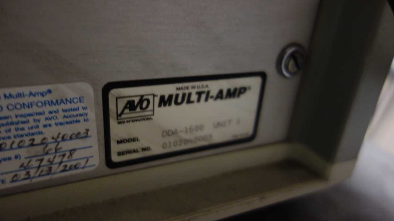 AVO MEGGER DDA-1600 CIRCUIT BREAKER TESTER - ELECTRICAL TESTING EQUIPMENT