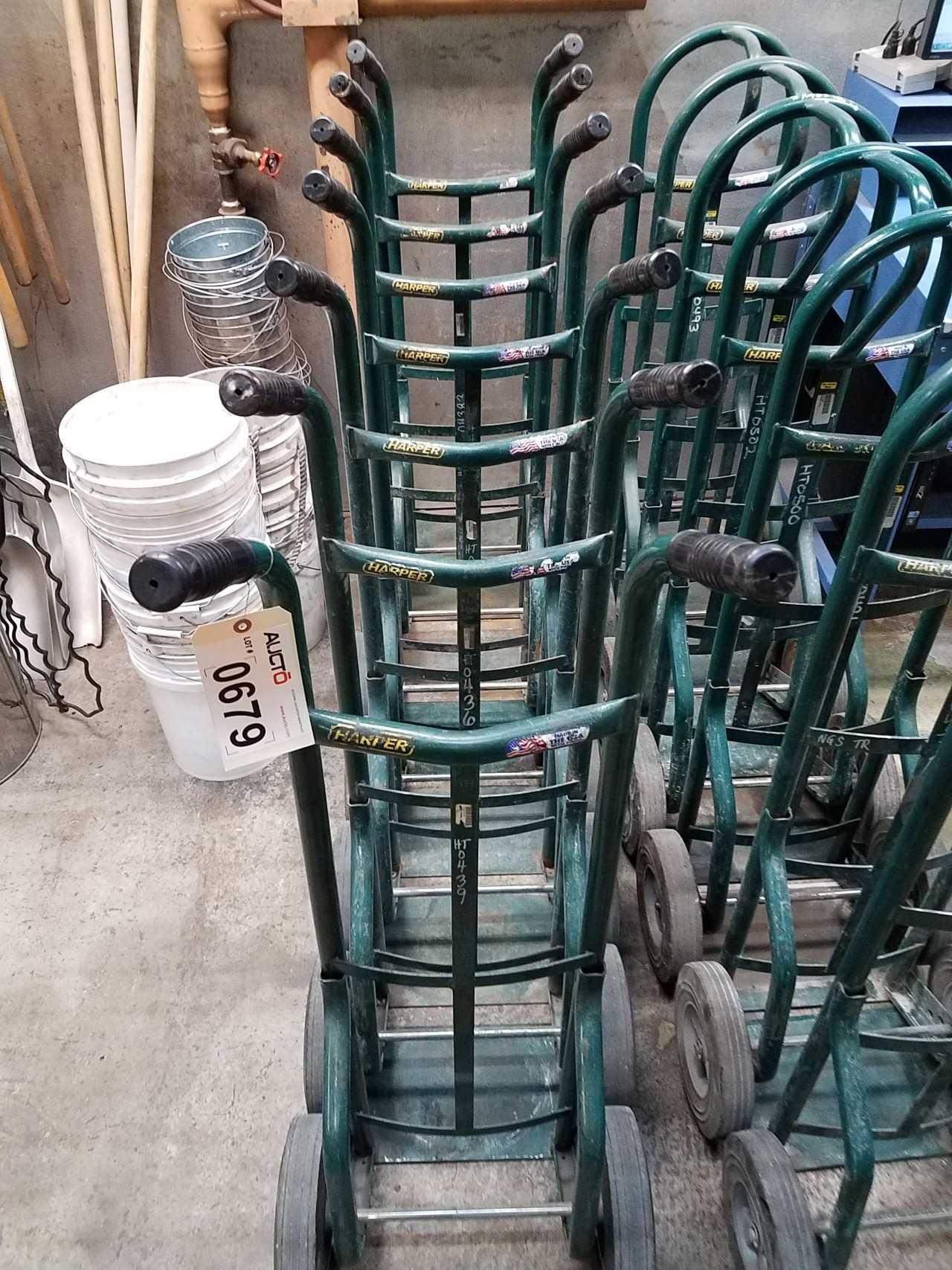 Lot of assorted Harper hand trucks - PLANT & FACILITY