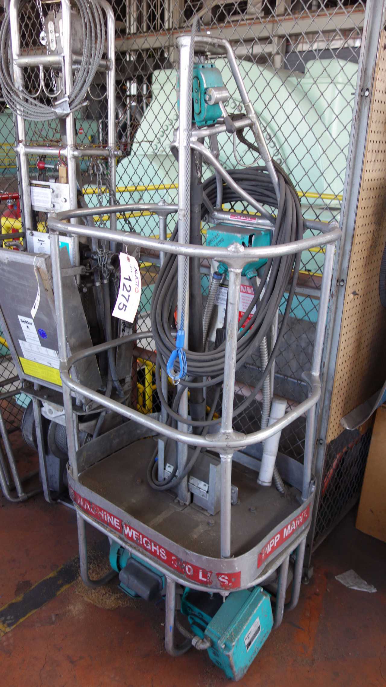 SPIDER ST-19E AIR POWERED SCAFFOLDING PLATFORM HOIST - LIFTING EQUIPMENT