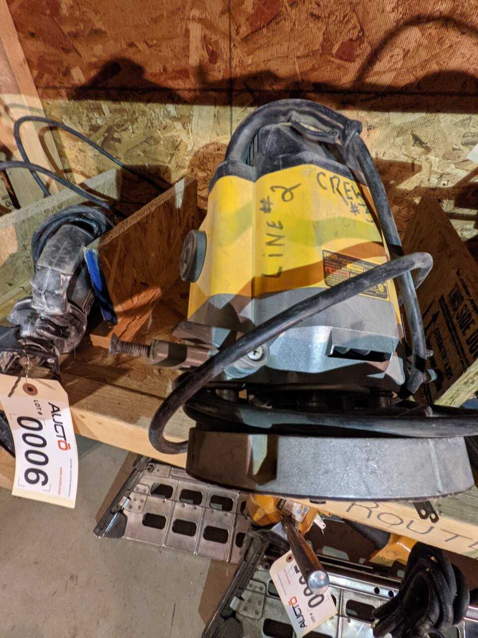 Lot of 4 Corded Router - ELECTRIC POWER TOOLS