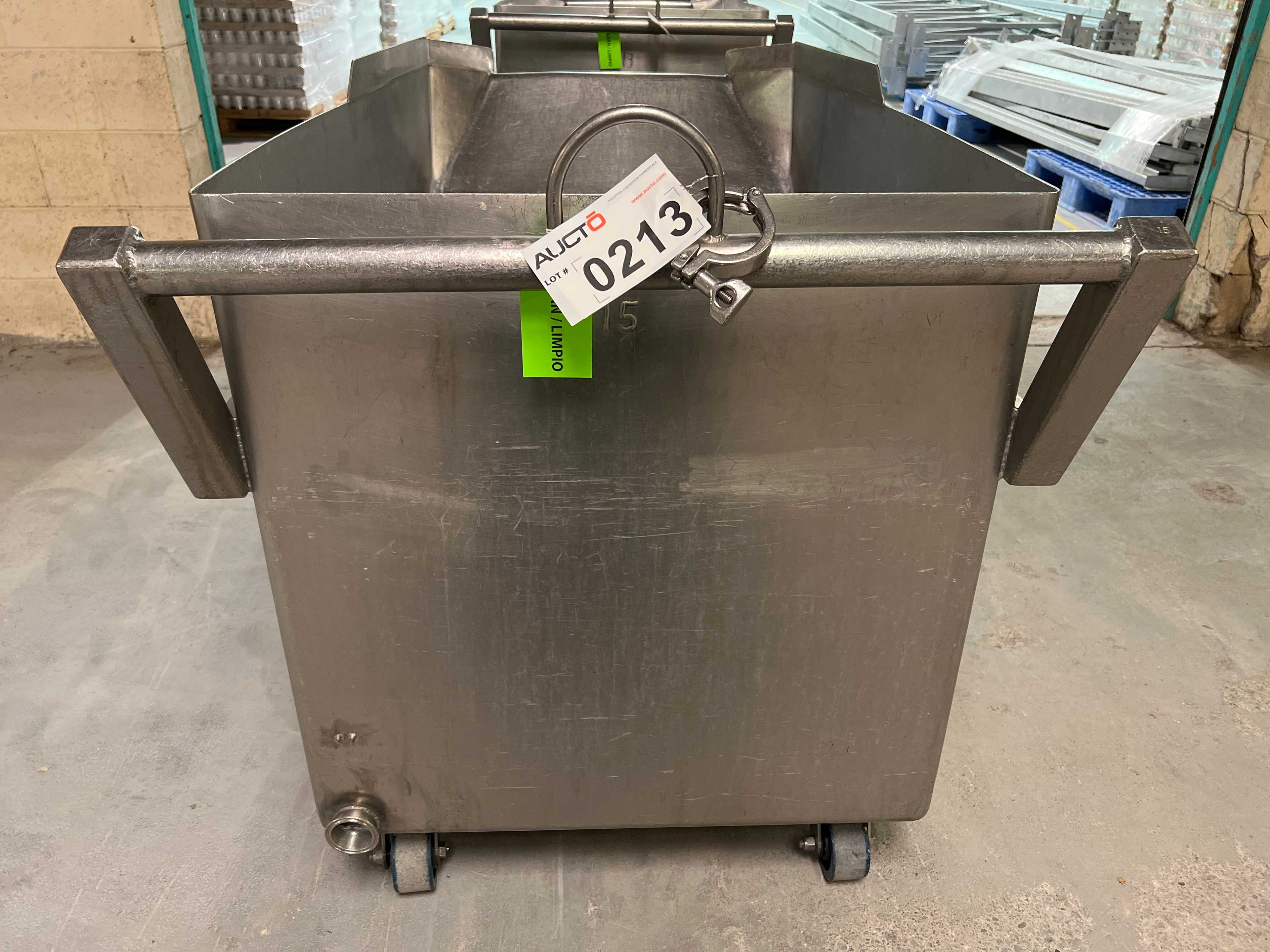 Stainless Steel Dump Cart Hopper