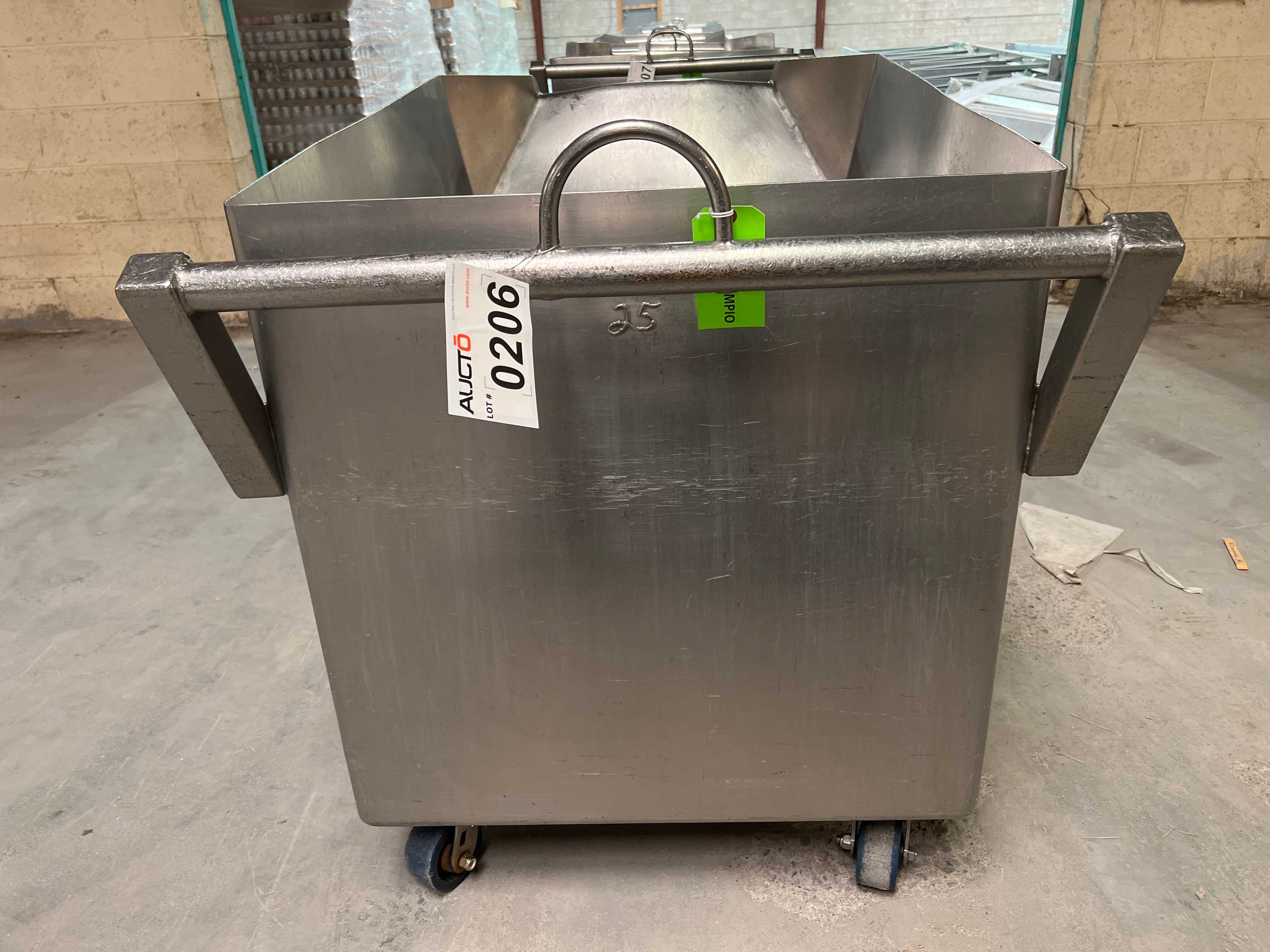 Stainless Steel Dump Cart Hopper