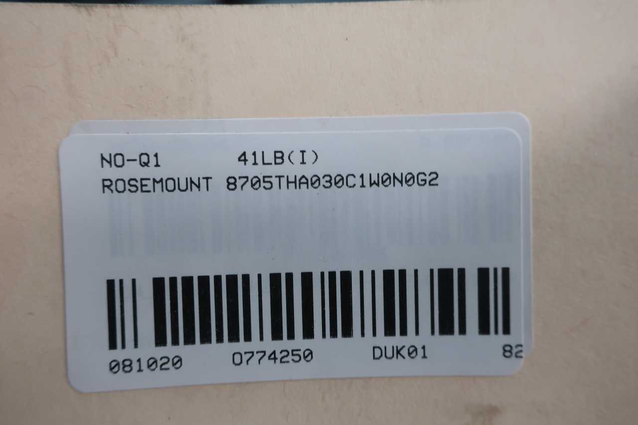 ROSEMOUNT 8705THA030C1W0N0G2 FLOW TUBE 3IN 40V-DC MAGNETIC FLOW METER - FLOW METER