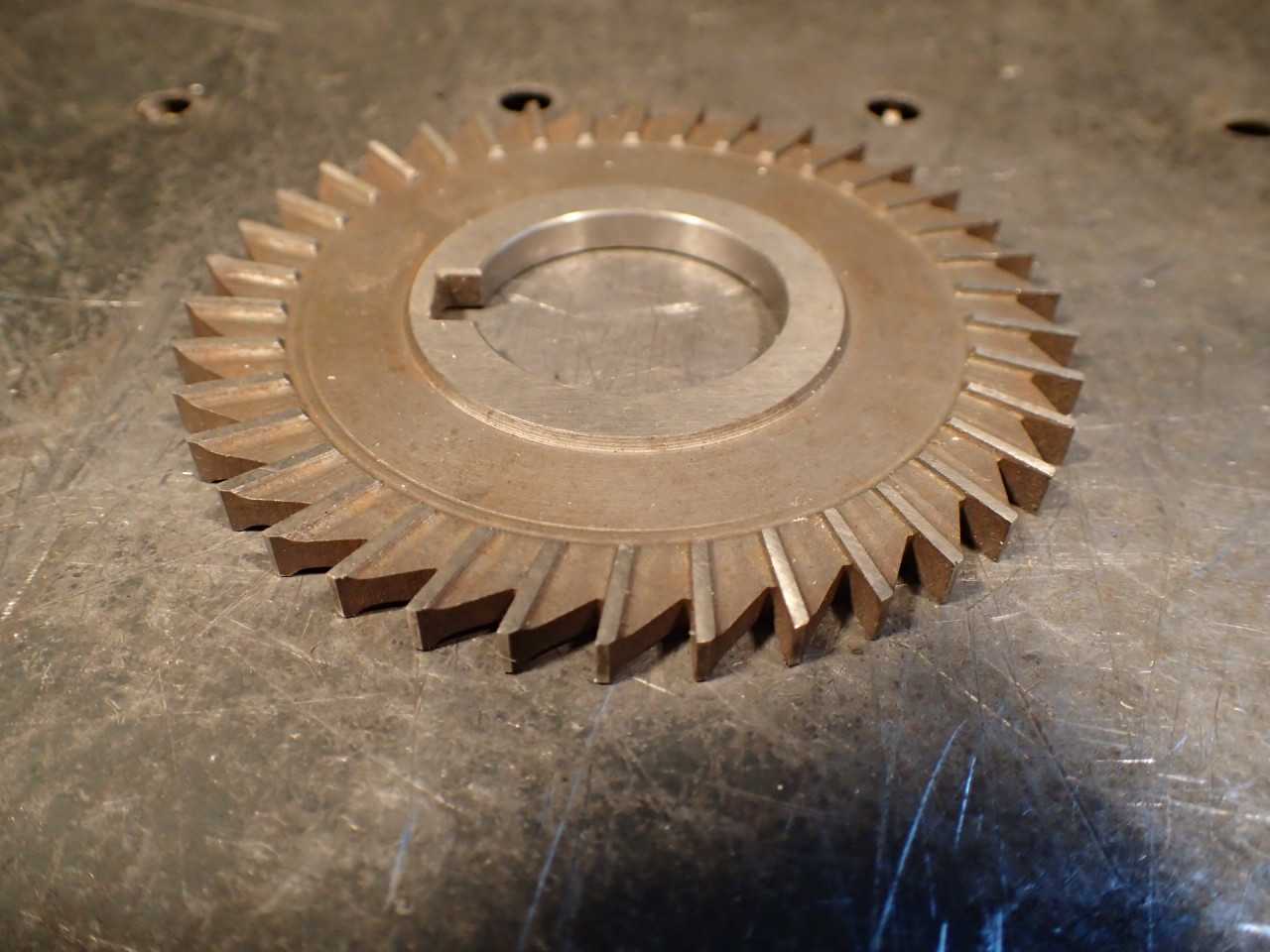 3/16" x 3-1/2" Plain Straight Tooth Horizontal Milling Cutter: 1-1/4" Arbor Hole - MILLING TOOLS